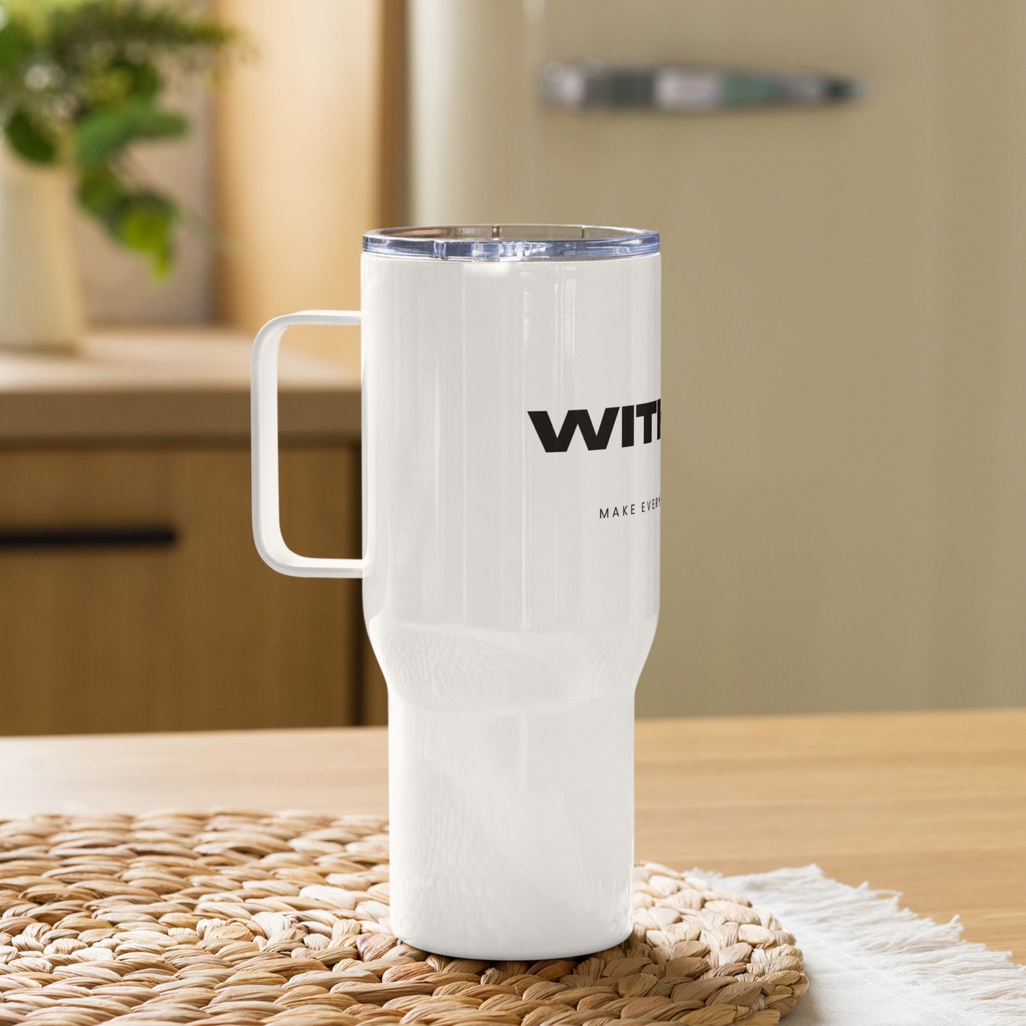 With God - Travel Cup with Handle
