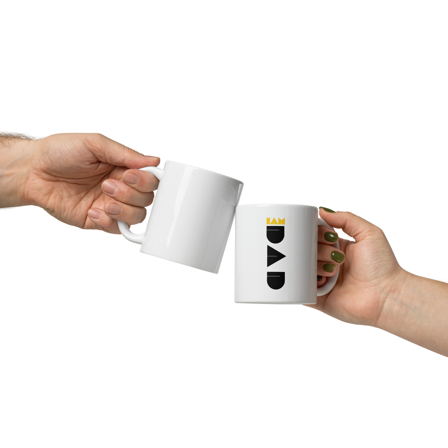 I Am Dad - White Glossy Mug