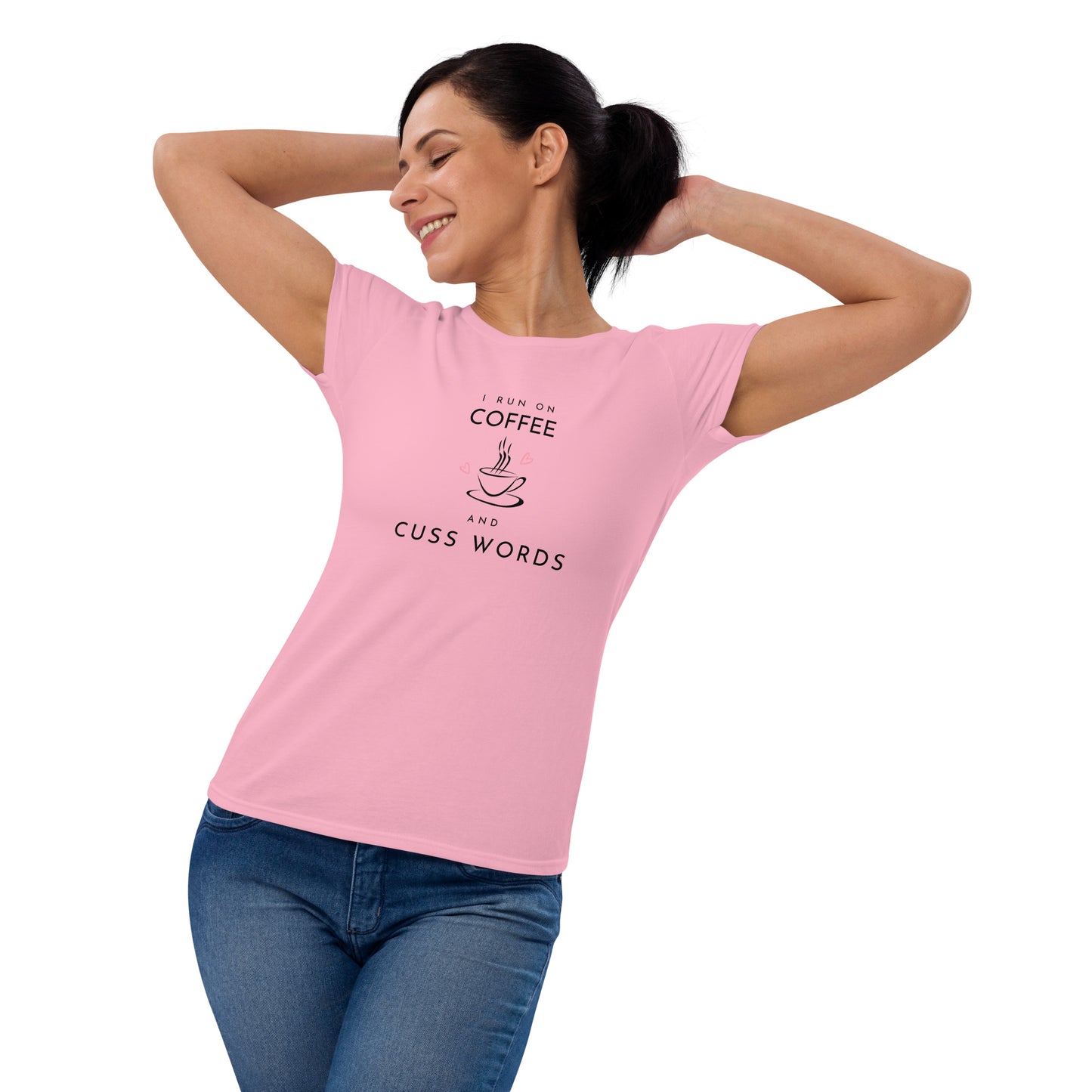 Coffee and Cuss Words - Women's Short Sleeve T-shirt