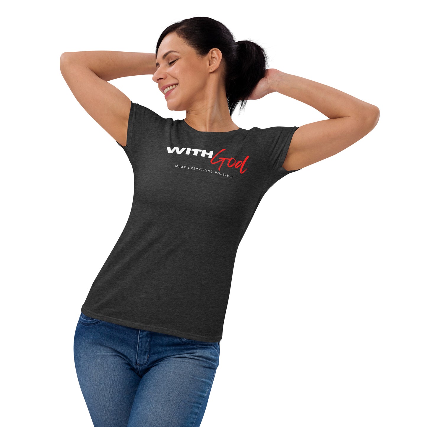 With God - Women's Short Sleeve T-Shirt