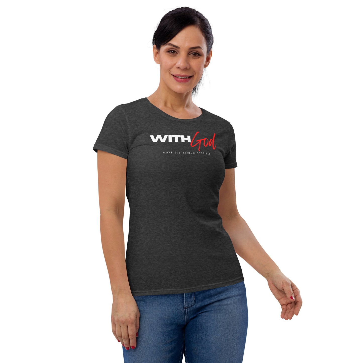 With God - Women's Short Sleeve T-Shirt