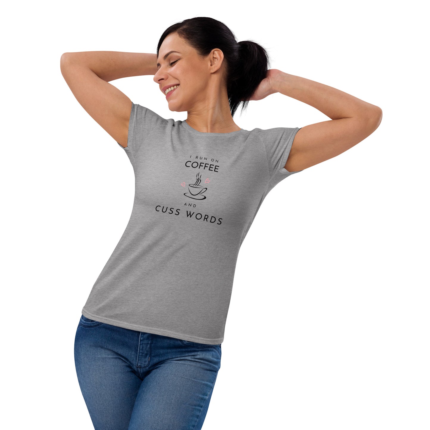 Coffee and Cuss Words - Women's Short Sleeve T-shirt